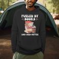 Fueled By Books And Iced Coffee Coffee Read Book Lover Men Hoodie