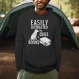 Golden Retriever Easily Distracted By Books And Dogs Premium Tri-Blend Men Hoodie Golden Retriever Easily Distracted By Books And Dogs Premium Tri-Blend Men Hoodie