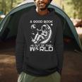A Good Book Is Out Of This World Space Book Lover Men Hoodie A Good Book Is Out Of This World Space Book Lover Men Hoodie