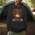 Halloween Book Lovers Librarian Teacher Library Kids Costume Men Hoodie
