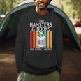 I Like Hamsters & Books And Maybe 3 People Hamster Lover Men Hoodie I Like Hamsters & Books And Maybe 3 People Hamster Lover Men Hoodie