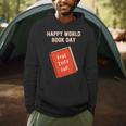 Happy World Book Day Inspirational Kids Men Hoodie