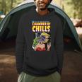 Horror Comic Book Cover Chamber Of Chills 19 Men Hoodie