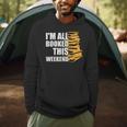 I'm All Booked This Weekend Book Lovers Avid Readers Reading Men Hoodie