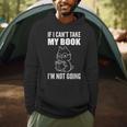 I'm Not Going Book Enthusiast Men Hoodie
