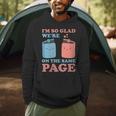 I'm So Glad We'Re On The Same Page Book Lover Writer Men Hoodie I'm So Glad We'Re On The Same Page Book Lover Writer Men Hoodie