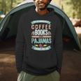 If It Involves Coffee Books And Pajamas Count Me In Men Hoodie