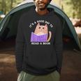 It's a Good Day To Read a Book Cat Kitty Reading Book Men Women Kids Men Hoodie It's a Good Day To Read a Book Cat Kitty Reading Book Men Women Kids Men Hoodie