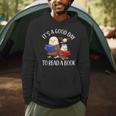 It's A Good Day To Read A Book Eagle Librarian Bookworm Men Hoodie