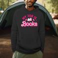My Job Is Books Pink Retro Book Lovers Women Librarian Men Hoodie My Job Is Books Pink Retro Book Lovers Women Librarian Men Hoodie