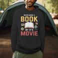 Never Judge A Book By It's Movie Reading Men Hoodie Never Judge A Book By It's Movie Reading Men Hoodie