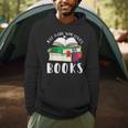 Just A Girl Who Loves Books Lover Bookworm Librarian Reading Men Hoodie