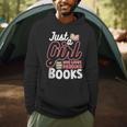 Just A Girl Who Loves Reading Books Book Nerd Librarian Men Hoodie Just A Girl Who Loves Reading Books Book Nerd Librarian Men Hoodie