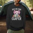 Just One More Chapter Book Lover Librarian Teacher For Men Women Kids Men Hoodie