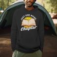 Just One More Chapter Book Reading Bookworm Men Hoodie Just One More Chapter Book Reading Bookworm Men Hoodie