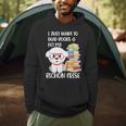 I Just Want To Read Books And Pet My Bichon Frise Dog Men Hoodie I Just Want To Read Books And Pet My Bichon Frise Dog Men Hoodie