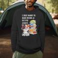 I Just Want To Read Books And Pet My Calico Kitty Cat Men Hoodie