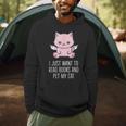 I Just Want To Read Books And Pet My Cat Pastel Goth Kawaii Men Women Kids Men Hoodie I Just Want To Read Books And Pet My Cat Pastel Goth Kawaii Men Women Kids Men Hoodie