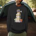 Kawaii Cats Books Coffee Men Hoodie