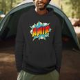 Kids Boys Amir Name Comic Book Superhero Men Hoodie Kids Boys Amir Name Comic Book Superhero Men Hoodie