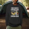 Kids Boys Girls Reptile Read Books Pet Leopard Gecko Lover Men Hoodie