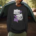 Kids DOAWK Purple Loded Diper Collage Book Series Men Hoodie Kids DOAWK Purple Loded Diper Collage Book Series Men Hoodie