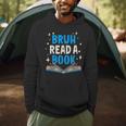 Language English Teacher Bruh Read A Book Men Hoodie