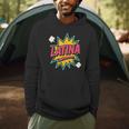 Latina Superhero Comic Book Bubble Men Hoodie Latina Superhero Comic Book Bubble Men Hoodie