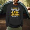 Law School Graduation Decoration Books Law Students Men Hoodie