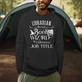 Librarian Because Book Wizard Isn't Job Title Library Men Hoodie Librarian Because Book Wizard Isn't Job Title Library Men Hoodie