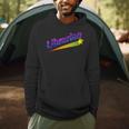 Librarian Books Retro 80s Style Reading Book Lover Men Hoodie