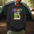 Librarian Library Lady Reading Bookworm Books Lover Men Hoodie