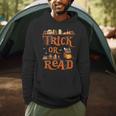 Librarian Trick Or Read Library Event Halloween Book Lovers Men Hoodie Librarian Trick Or Read Library Event Halloween Book Lovers Men Hoodie