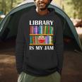 Library Is My Jam Librarian Reader Book Lover Men Hoodie Library Is My Jam Librarian Reader Book Lover Men Hoodie