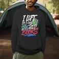 Lift So I Can Carry More Books Lovers Gym Reader Men Hoodie