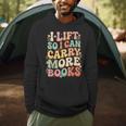 I Lift So I Can Carry More Books Men Hoodie