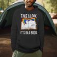 Take A Look It's In A Book Rainbow Bookworm And Book Lover Men Hoodie