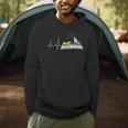 Love Books Heartbeat Reading Book Bibliophile Avid Reader Men Hoodie