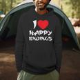 I Love Happy Endings Massage Book Reader Idea T-Shirt Men Hoodie