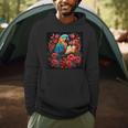 Macaw Reading A Book Men Hoodie