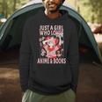 Manga Anime Stuff Just A Girl Who Loves Anime And Books Men Hoodie Manga Anime Stuff Just A Girl Who Loves Anime And Books Men Hoodie