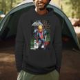 Marvel Ghost Rider Destroys Marvel History Comic Book Cover Men Hoodie