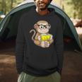 Monkey Nerd Book Glasses Men Hoodie Monkey Nerd Book Glasses Men Hoodie