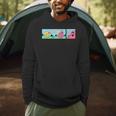 Mr Men Mr Greedy Retro Comic Book Colourful Men Hoodie
