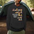 National Library Week Book Reading Library Day Librarian Men Hoodie