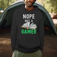 Nope Not a Gamer Bookworm Reader Book Lover For Teens Moms Men Hoodie Nope Not a Gamer Bookworm Reader Book Lover For Teens Moms Men Hoodie