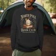North Pole Book Club Christmas Reading Hot Cocoa Graphic Men Hoodie