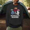 Nothing Beats Reading Rock Paper Scissors Book Lover Men Hoodie Nothing Beats Reading Rock Paper Scissors Book Lover Men Hoodie