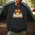 Owl Book Literature Book Reading Men Hoodie Owl Book Literature Book Reading Men Hoodie