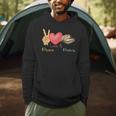 Peace Love & Poetry Poet Books Literature Writing Men Hoodie Peace Love & Poetry Poet Books Literature Writing Men Hoodie